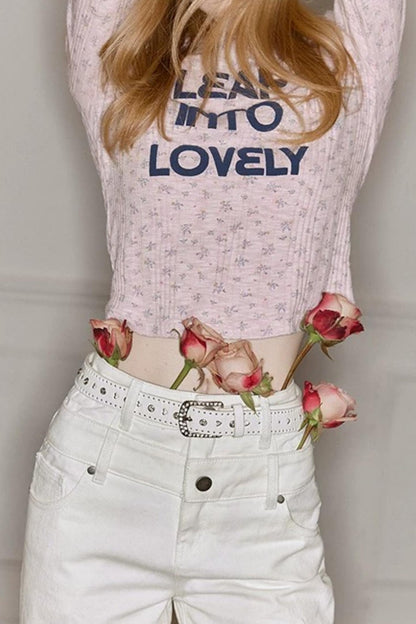White High-Waisted Jeans