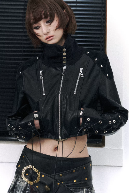 Garden Punk Leather Jacket