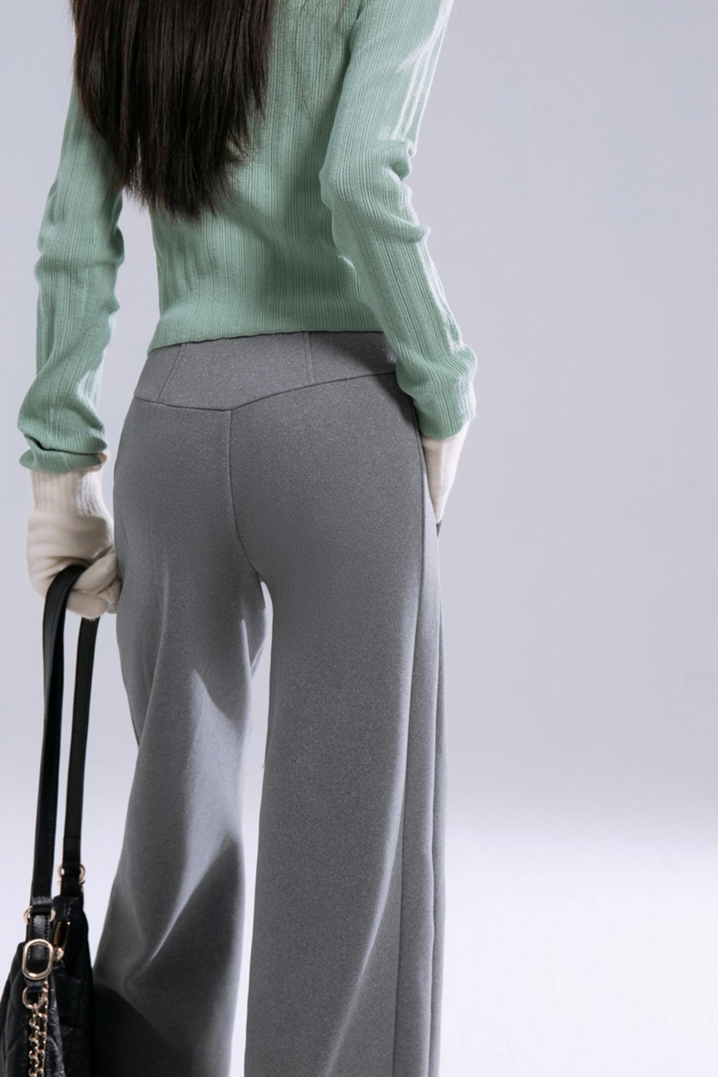 Mulberry Silk Straight Pants