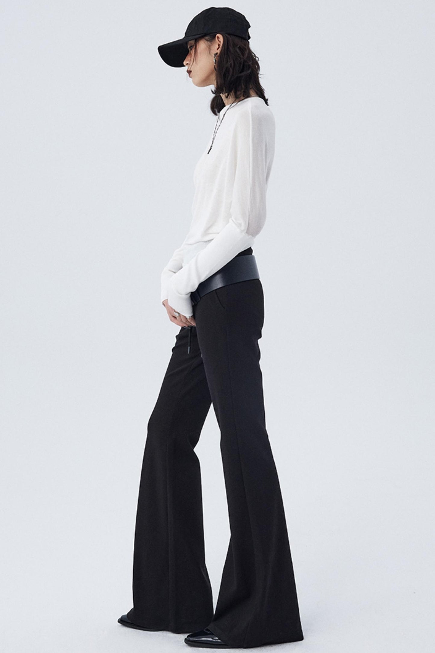 Ourhour Loose Long-Sleeved Sweatshirt