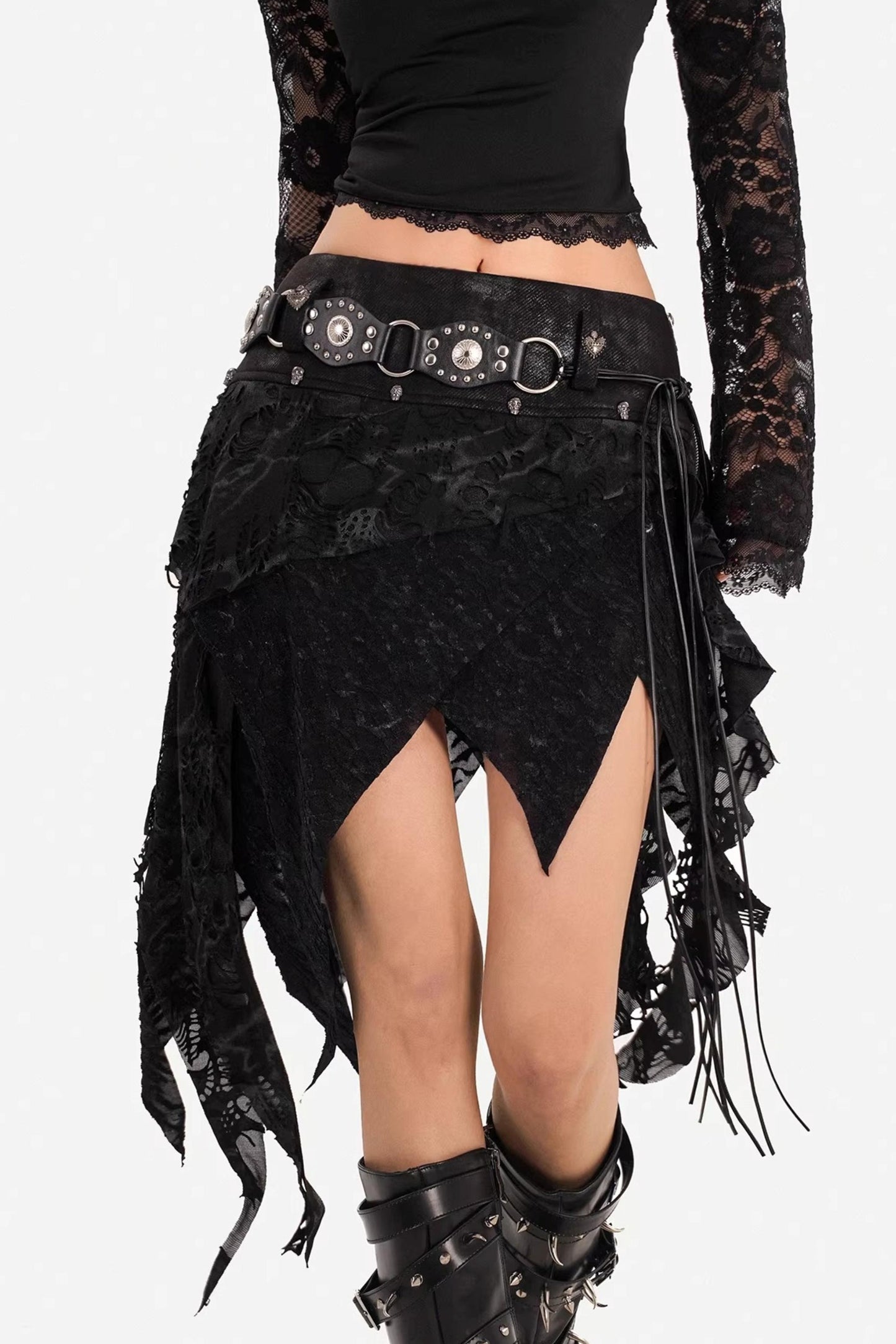 Romantic Gothic Lace Skirt