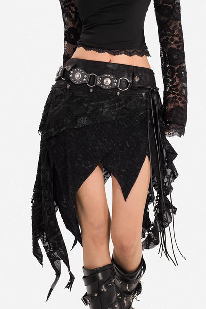Romantic Gothic Lace Skirt