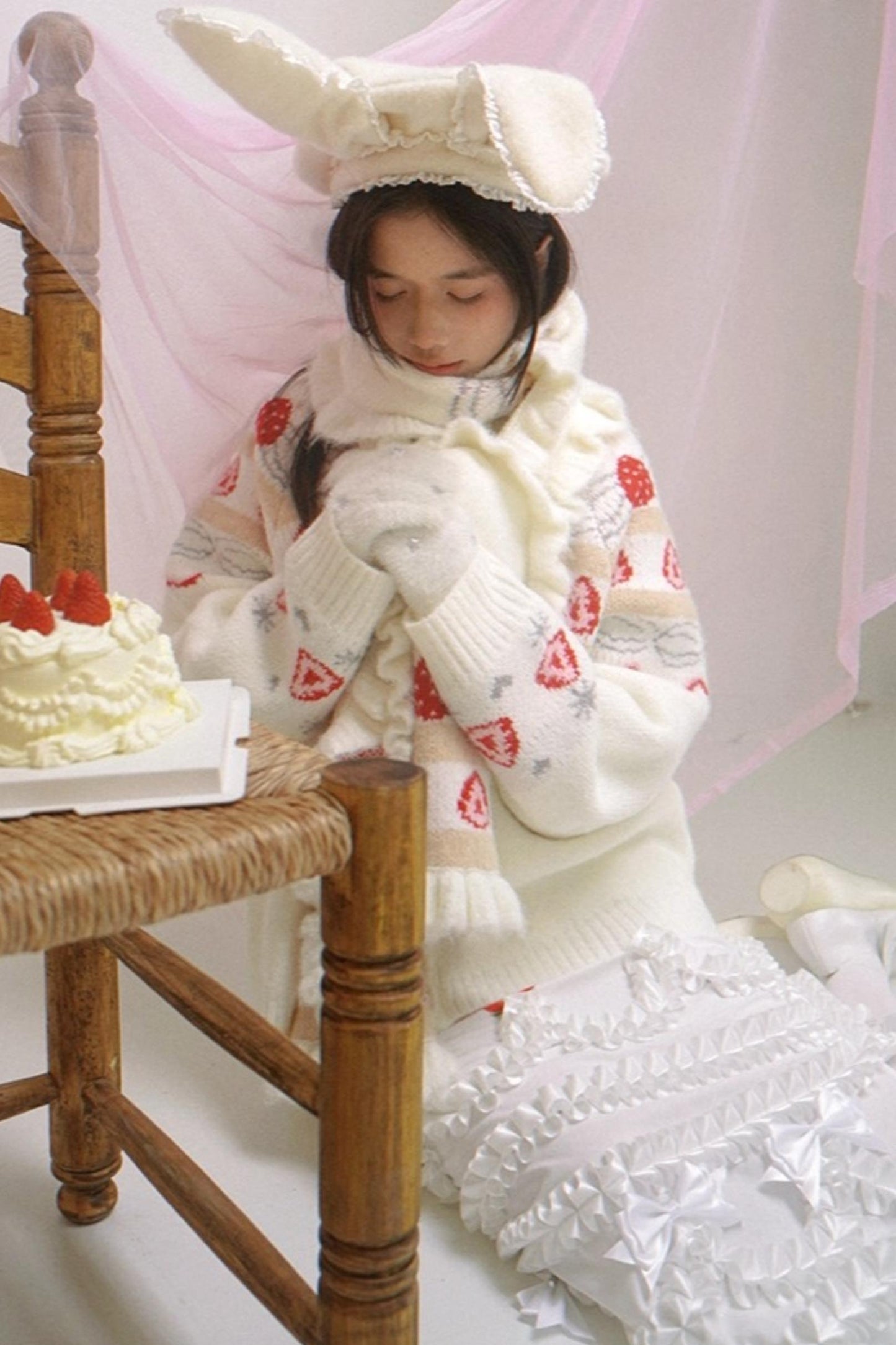 Everyday Happy Birthday Cake Scarf