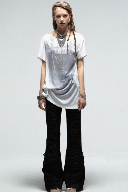 Short Sleeve Button Tee