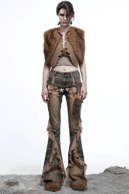 Warm Knitted Wool Vest