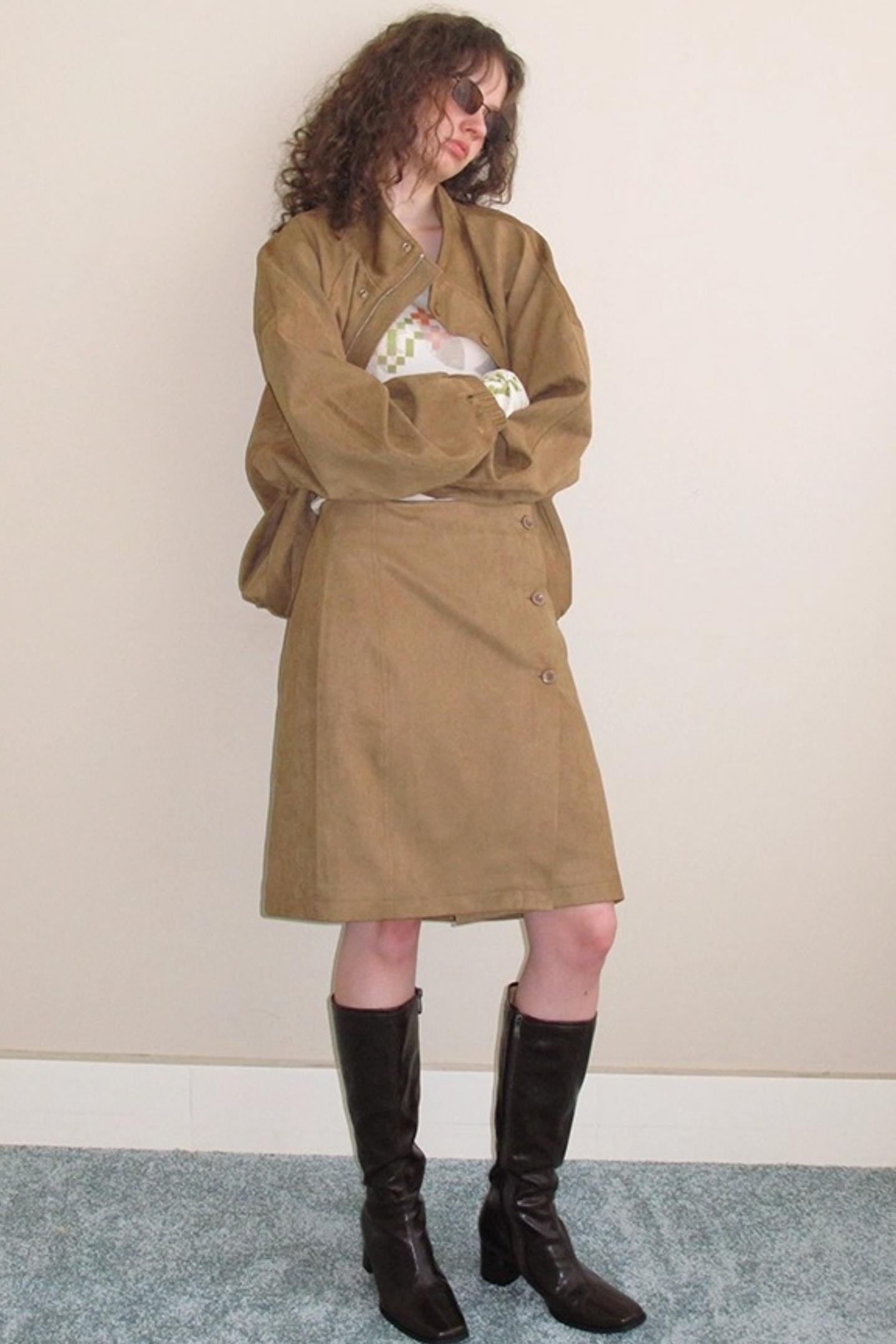 Suede Barcelona Jacket Set-Up