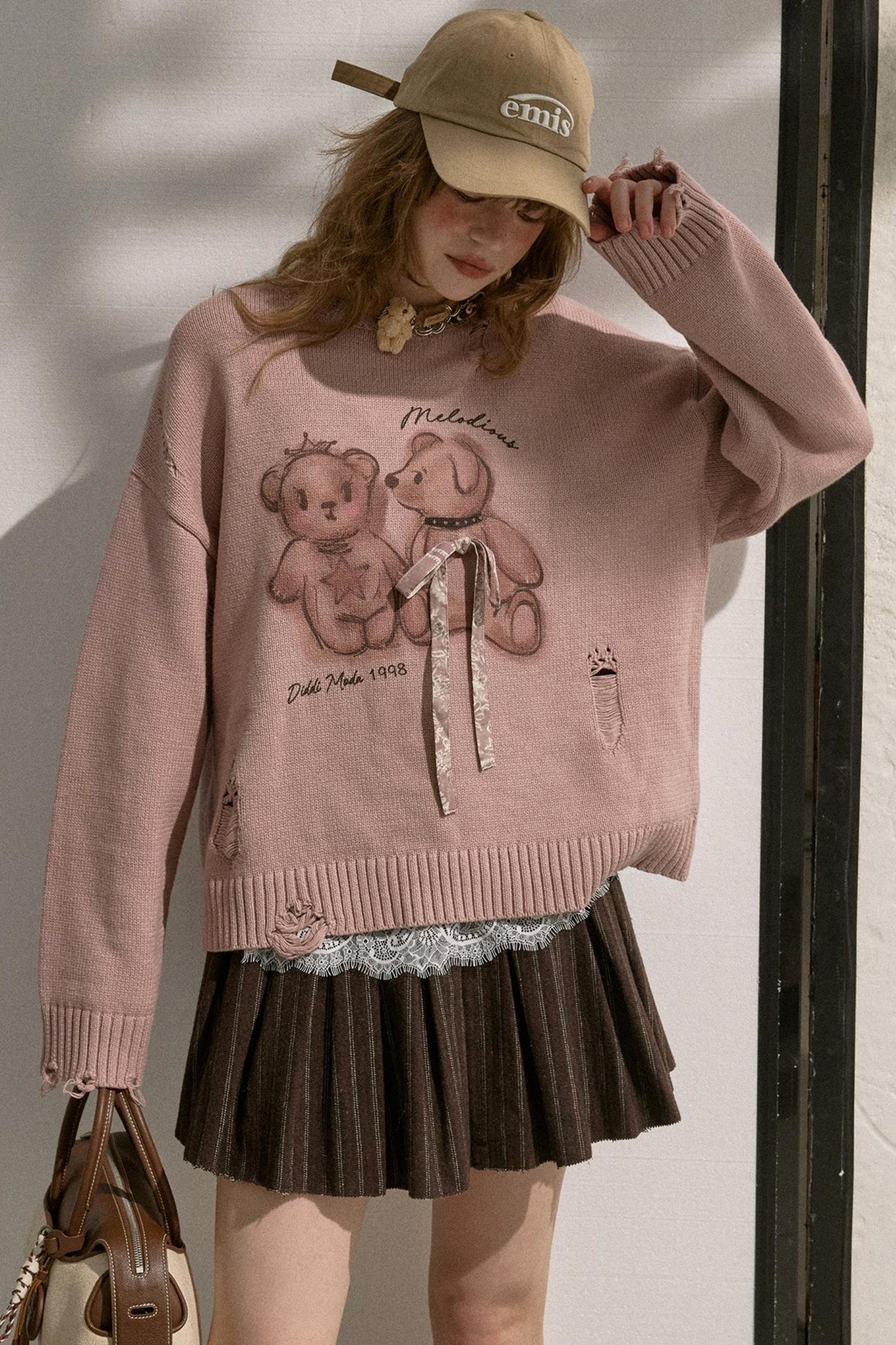 Bear Knitted Sweater