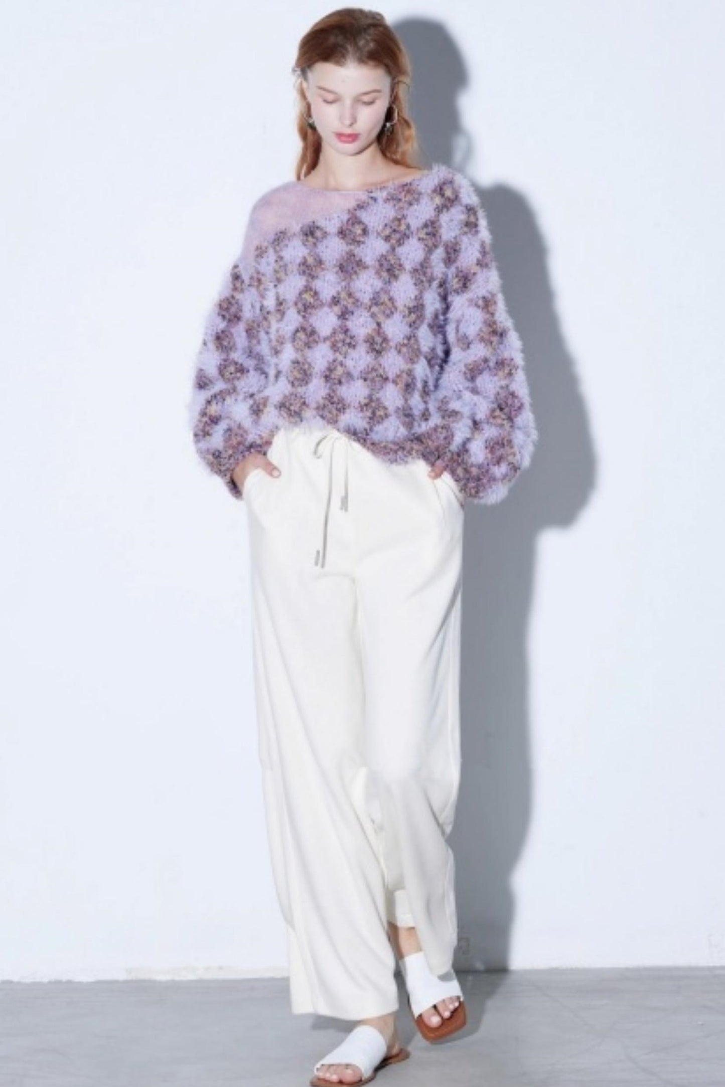 Acetate Wool Winter Pants