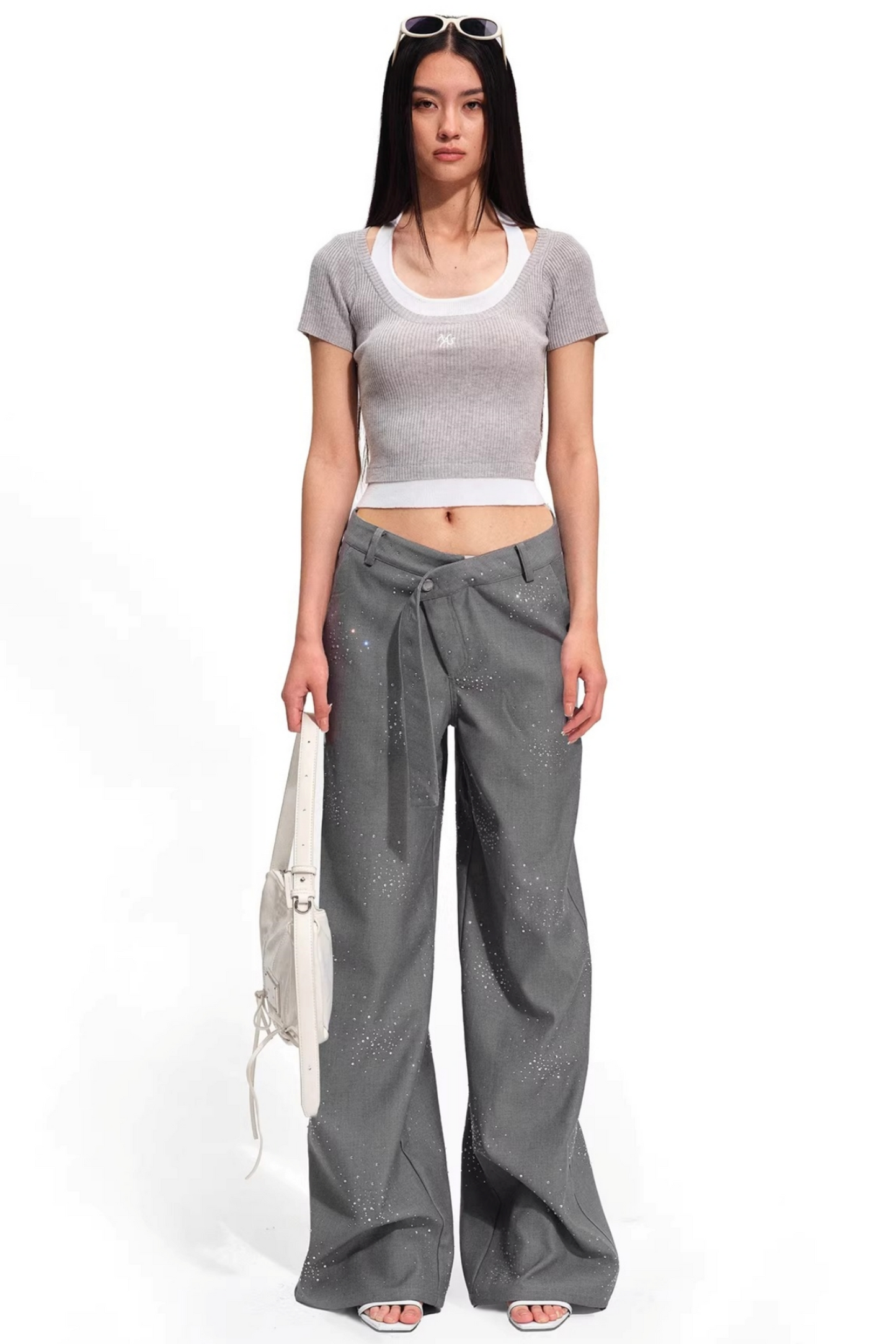 Versailles Wool Patchwork Top