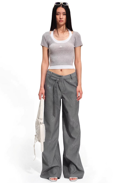 Versailles Wool Patchwork Top
