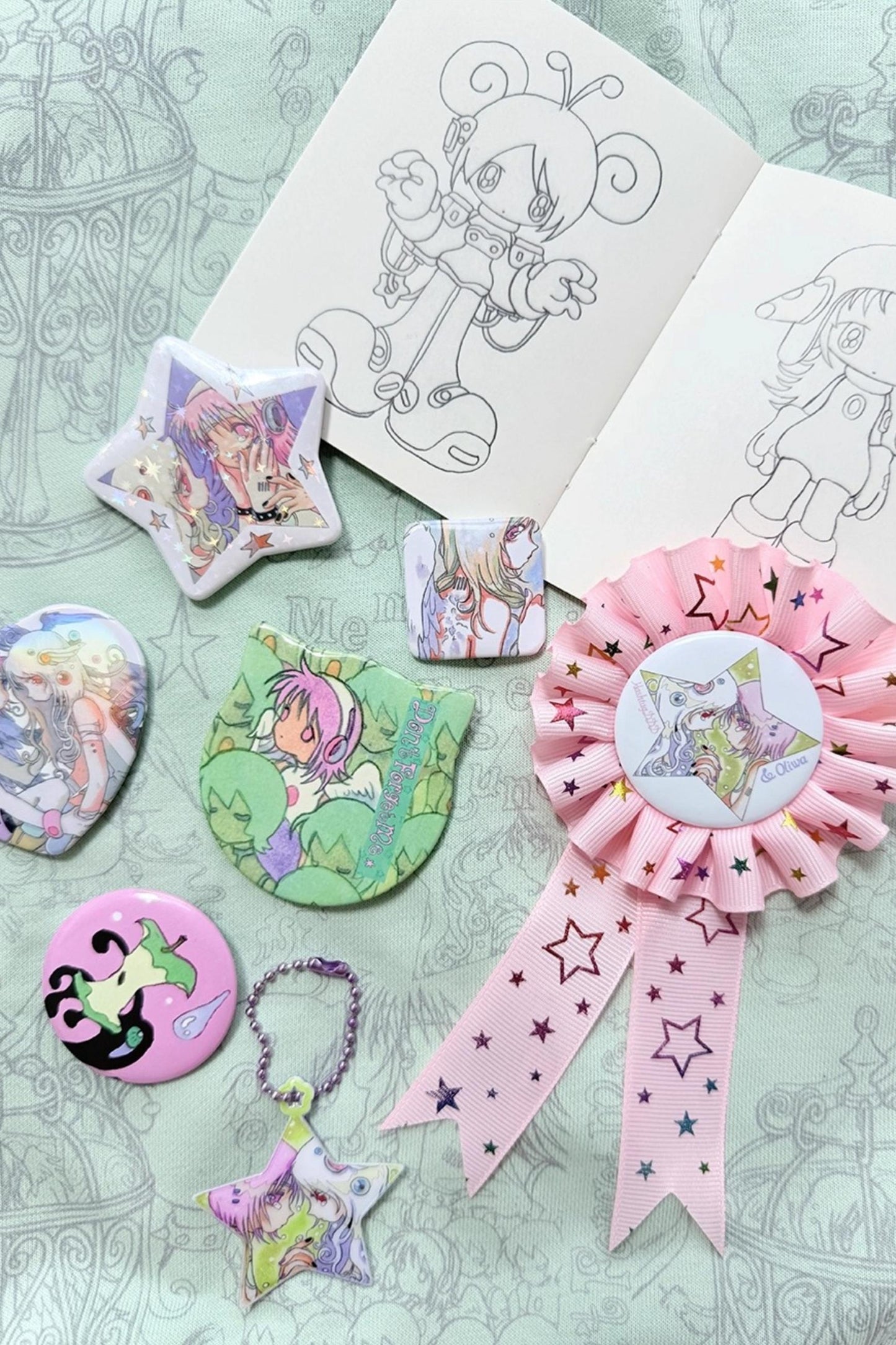 Dreamcore Illustration Corsage