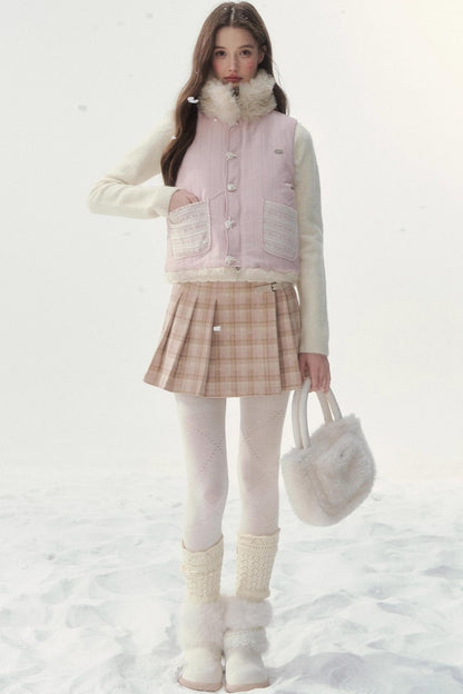 Sweet Berry Reversible Vest Jacket