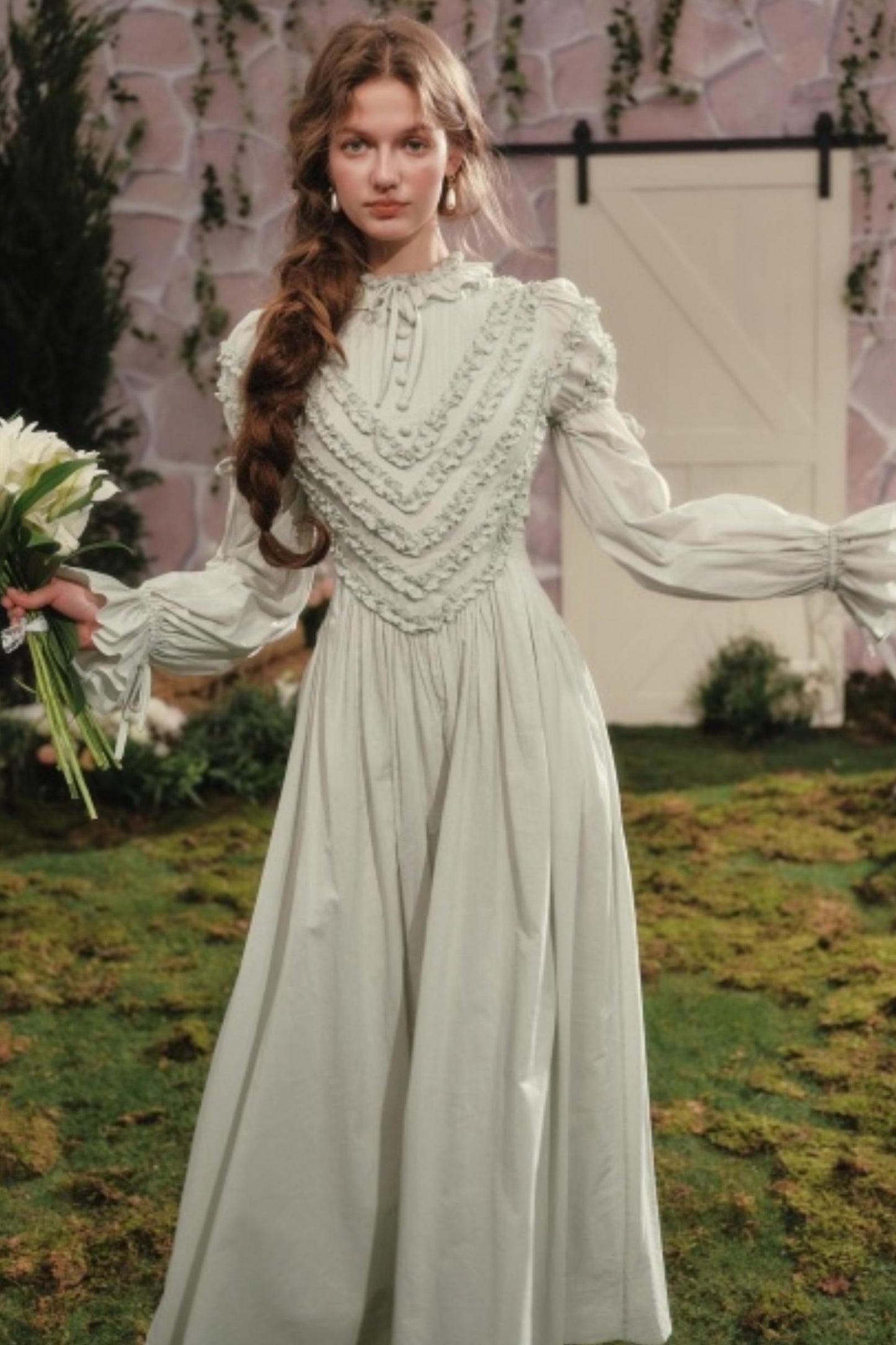 Whispering Forest Lace Dress