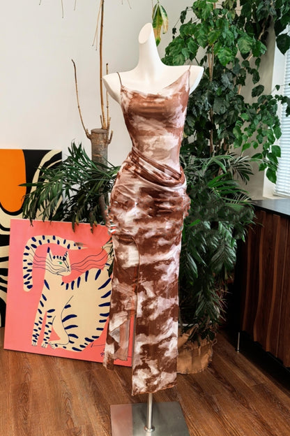 Colorblock Bodycon Camisole Dress