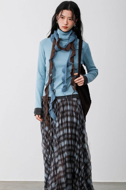 Haze Blue Two-Piece Sweater