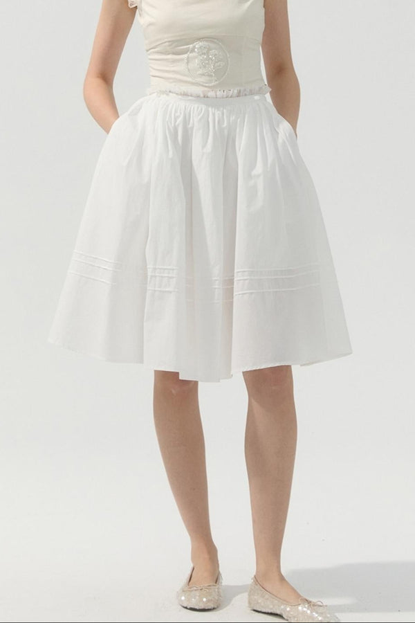 Peninsula Airy Midi Skirt