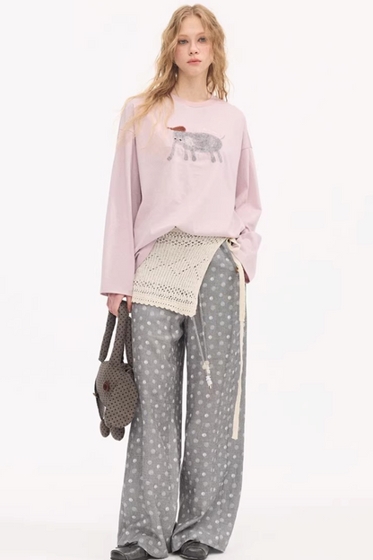 Beaded Polka Dot Pants