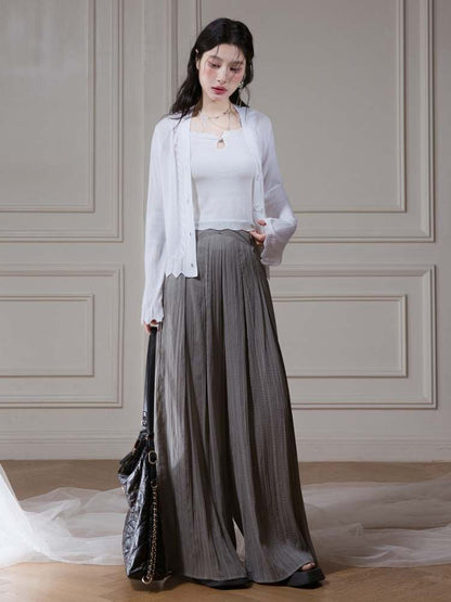 Pleated Loose Wide Pants