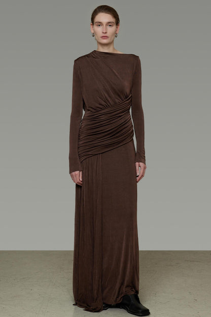 Slim Autumn Long Dress