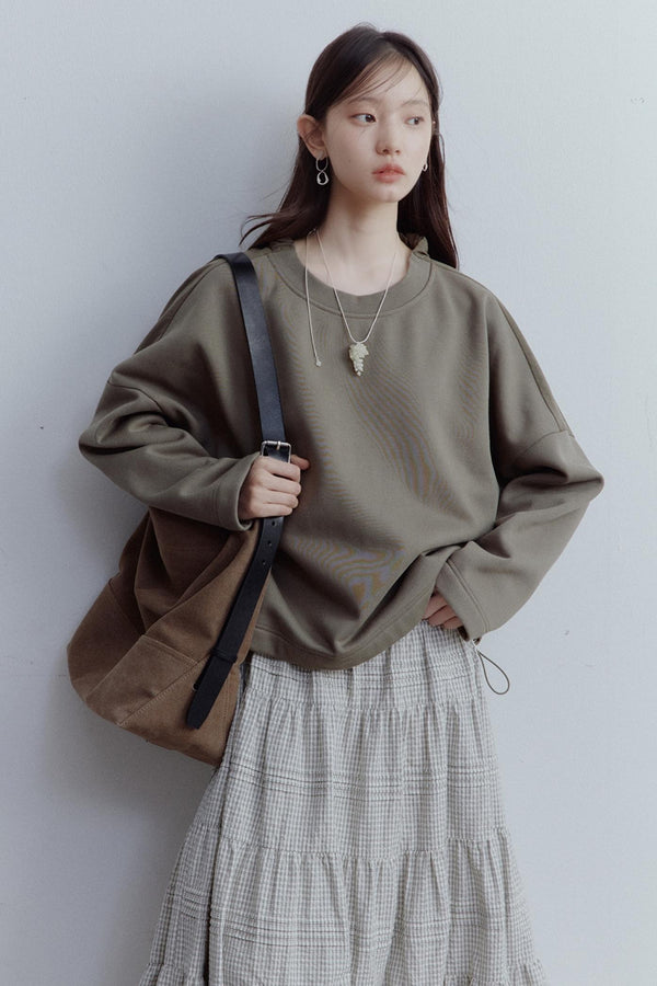 Personality Splicing Pullover Top