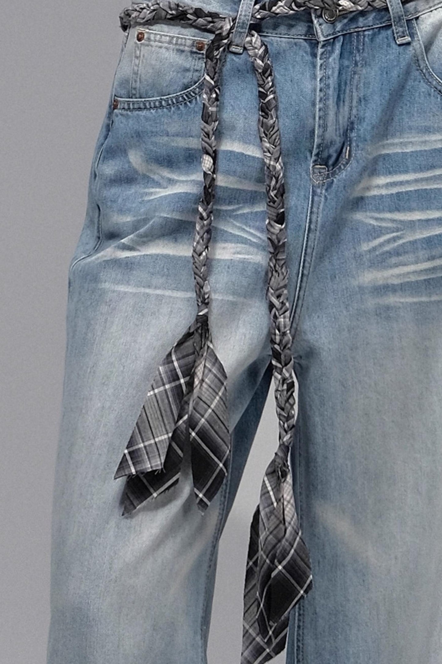 Classic Ripped Denim Jeans