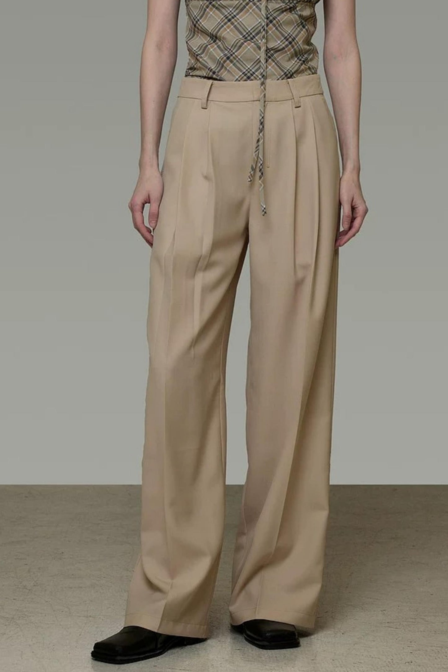 Elegant French Straight-Leg Pants