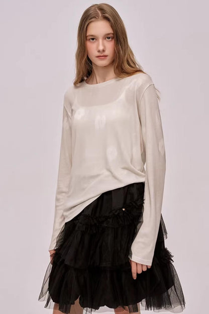 Lyocell Merino Wool Blend Sweater