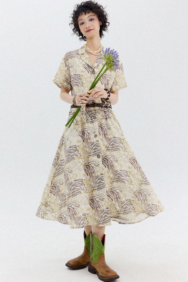 Wild Leopard Summer Dress