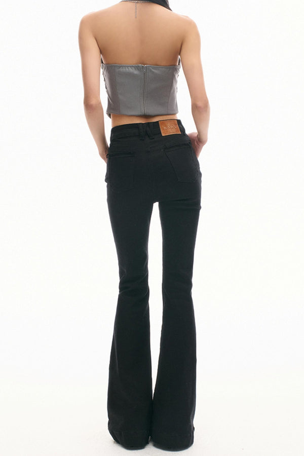 Retro H-Line Girdle Jeans