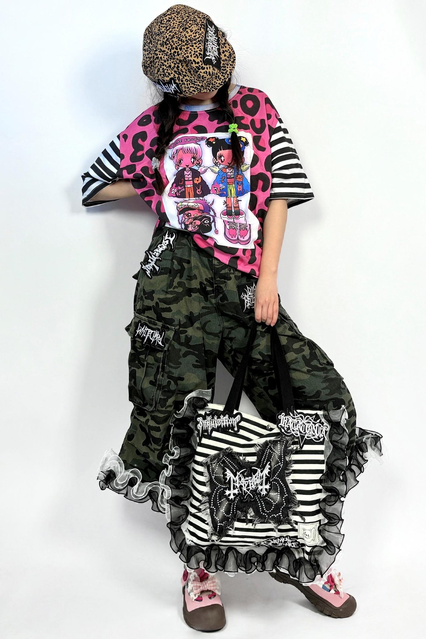 Leopard Clouds Octagonal Hat