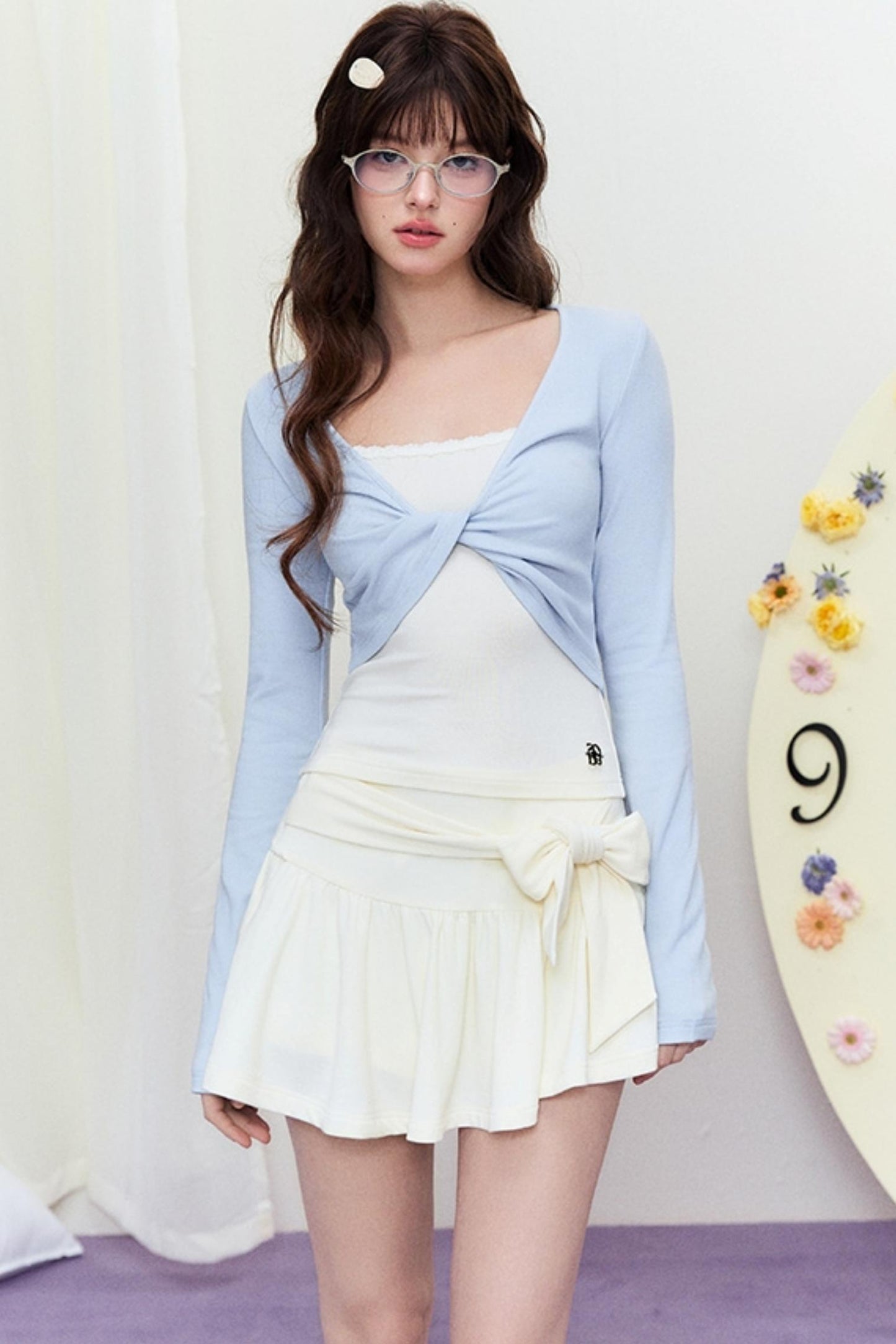 Spring FlareBowtie Skirt