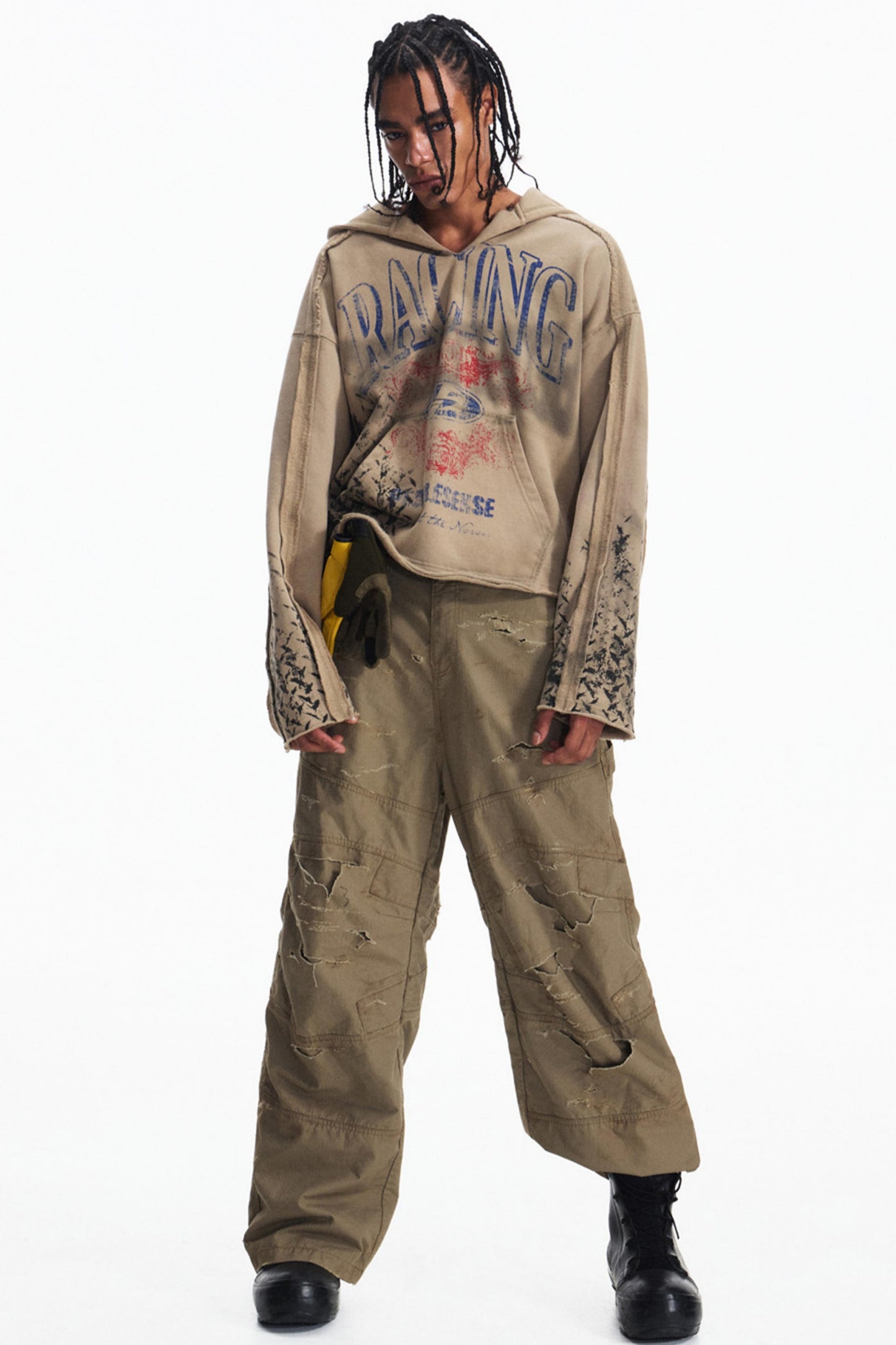 Vintage Racing  Khaki Heavy Top