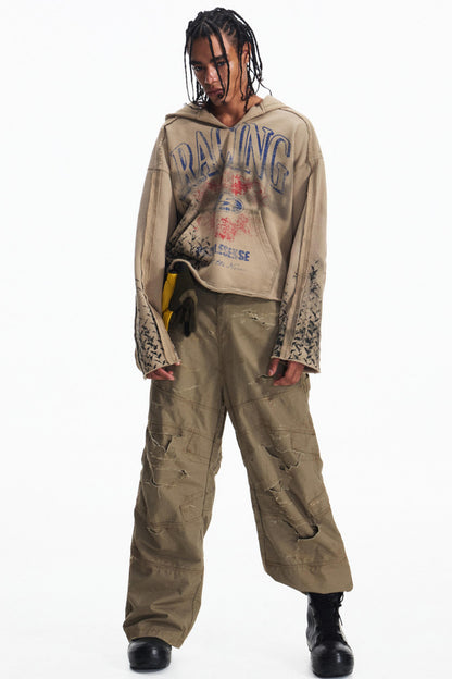 Vintage Racing  Khaki Heavy Top