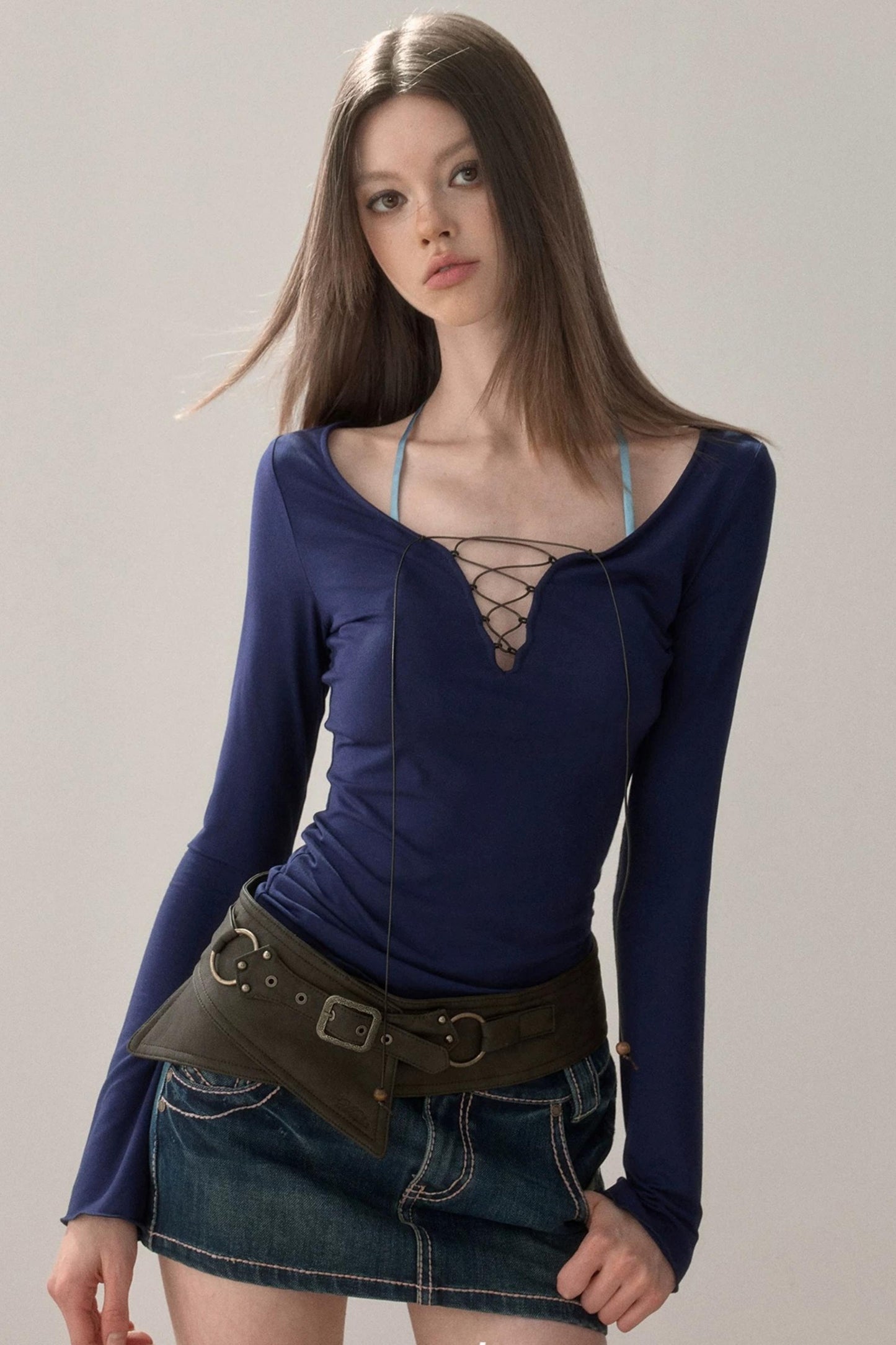 Slim Fit Cross-Tie T-Shirt