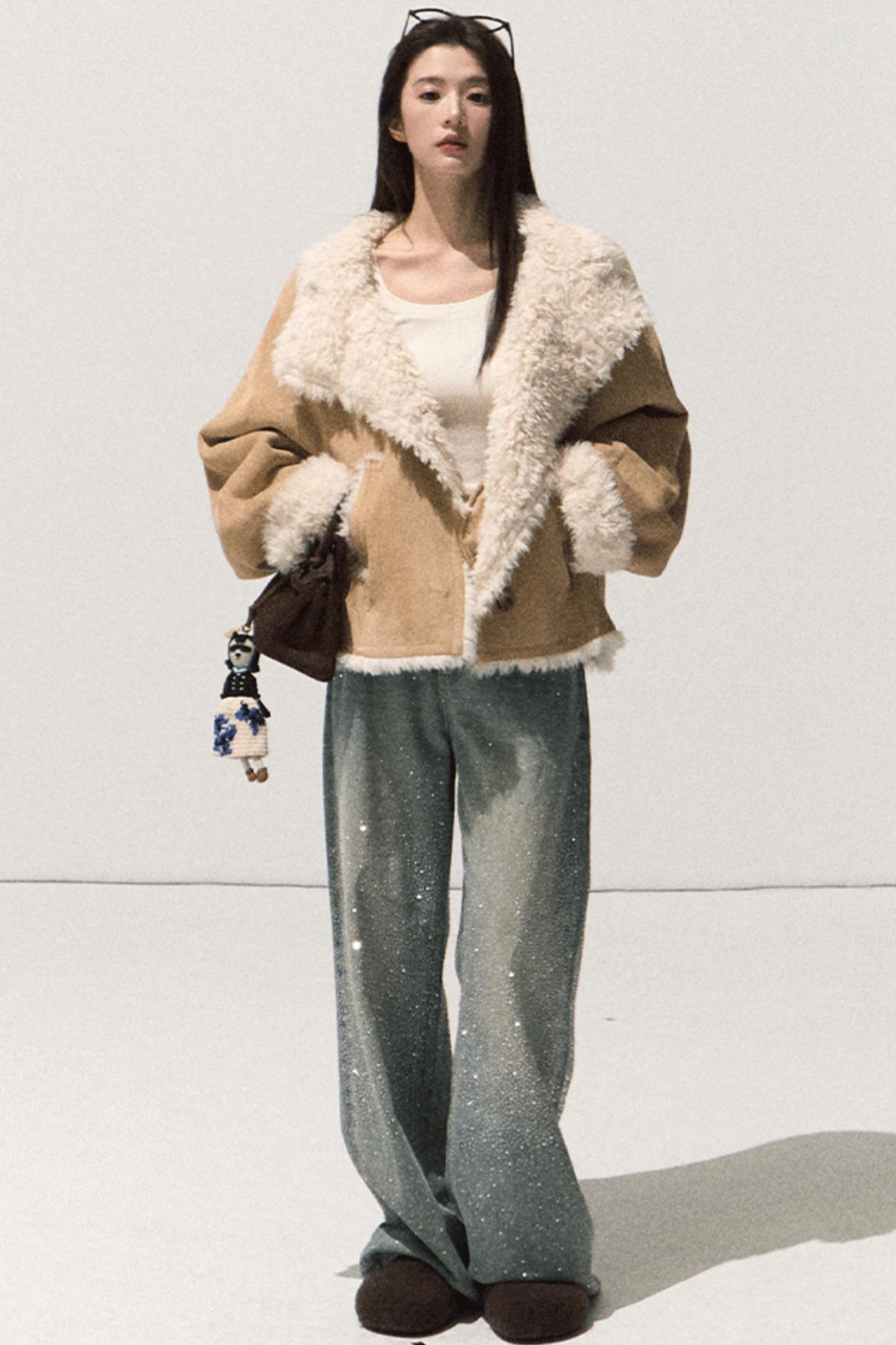 Wool Slim-Fit Lace Top