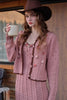 Rosenrosa - Strickjacke