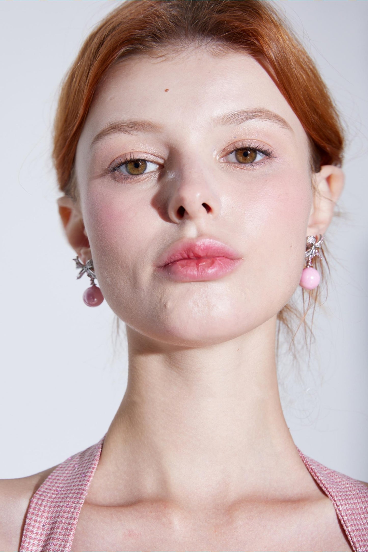 Zircon White Gold Gemstone Earrings