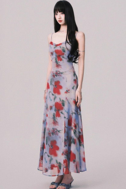 Seaside Swing Halter Dress