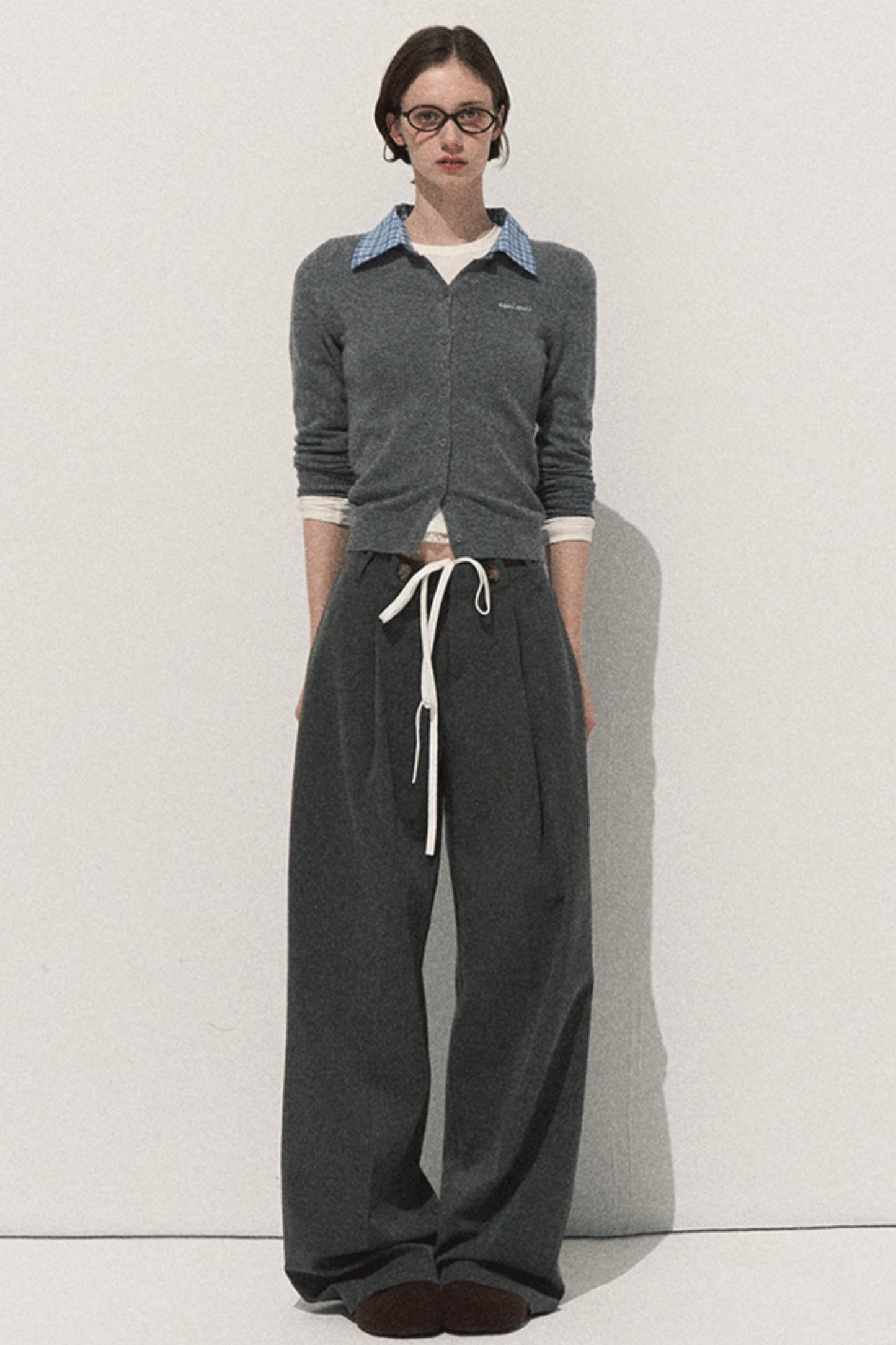 Slim Fit Wool Knit Top