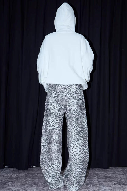 White Embroidered Hooded Jacket