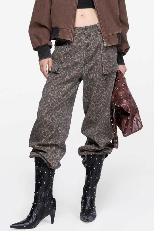 Leopard Print Pants