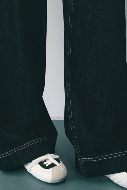 Original Cow Color Wide Leg Jeans