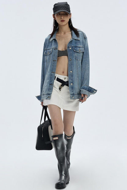 Diamond Blue Denim Jacket