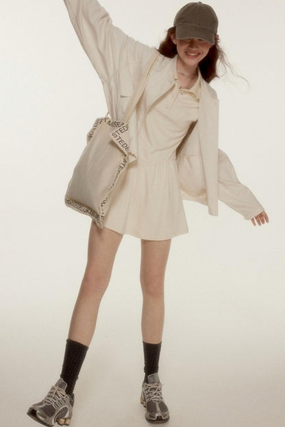 Simple Bow Tennis Dress