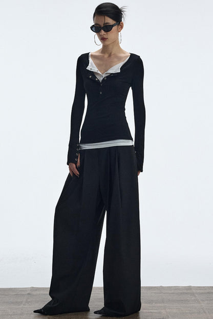 Winter Wide-Leg Trousers