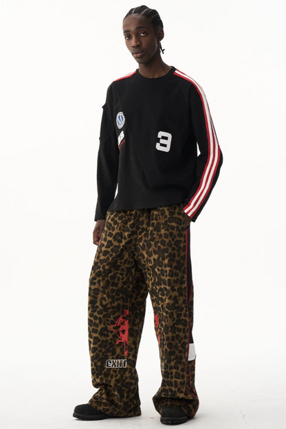 Retro Patchwork Color-Blocking Sweater