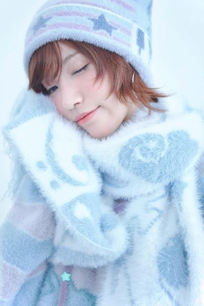 Mink Fringe Reverbial Scarf