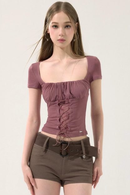 Sweet Retro Mesh Top