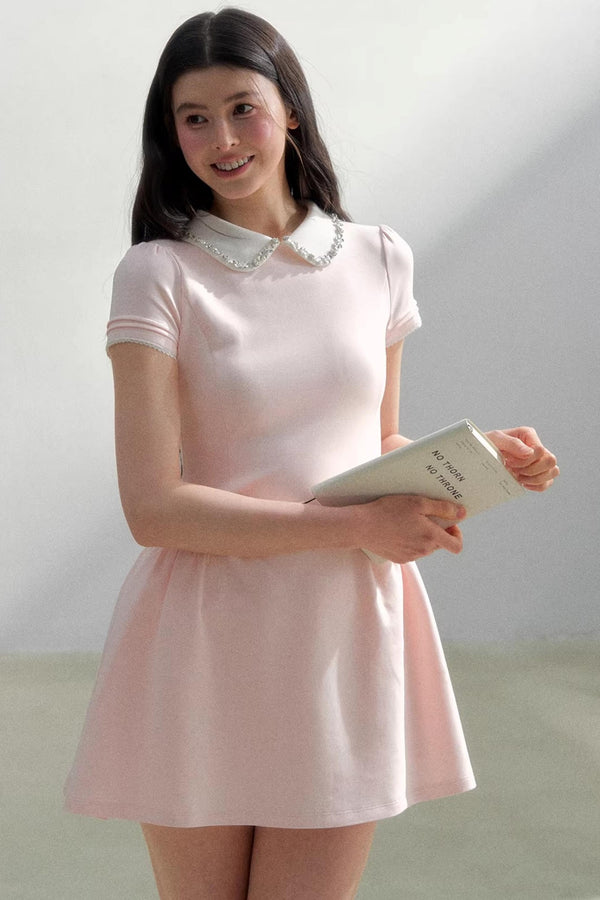 Retro Rhinestone Princess Dress