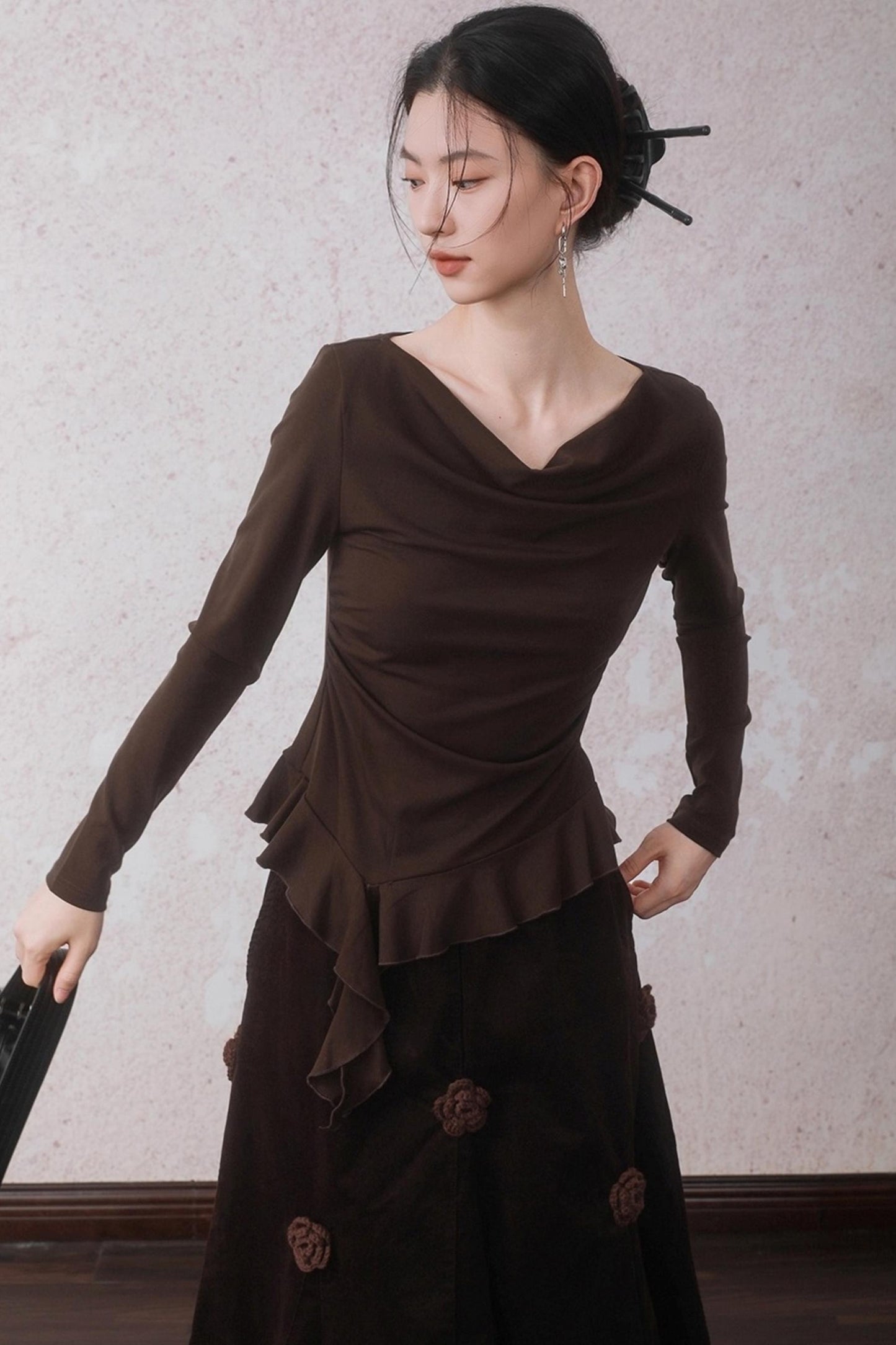 Autumn Cocoa Brown T-shirt